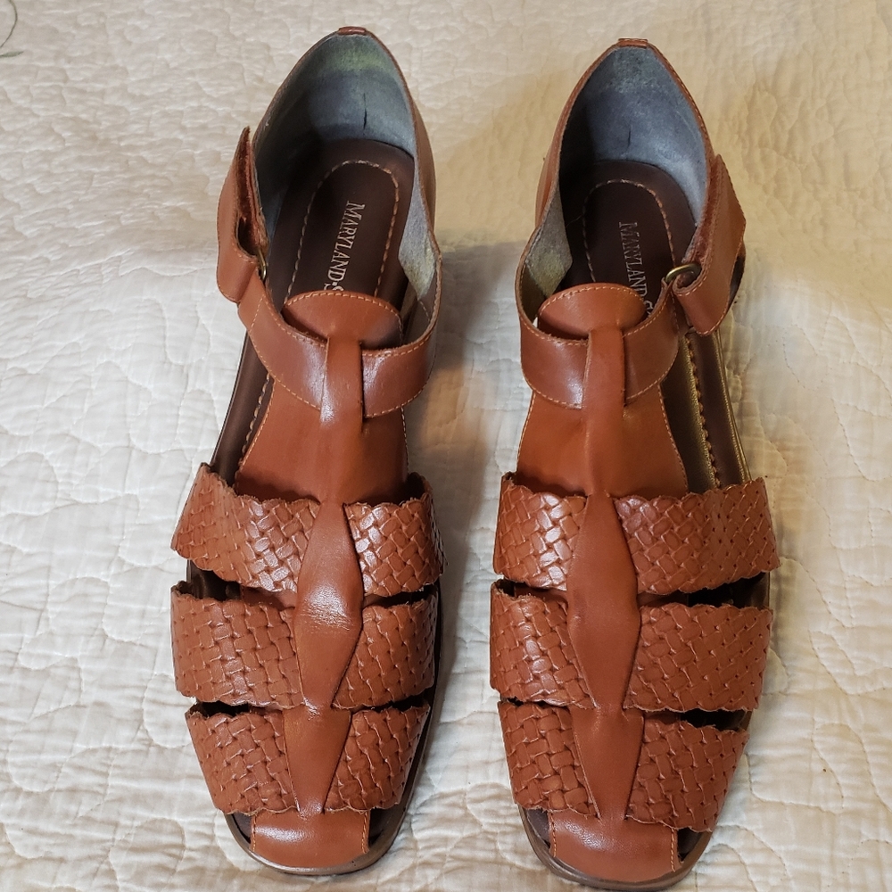 Maryland Square Hurrache Style Sandal 12N
